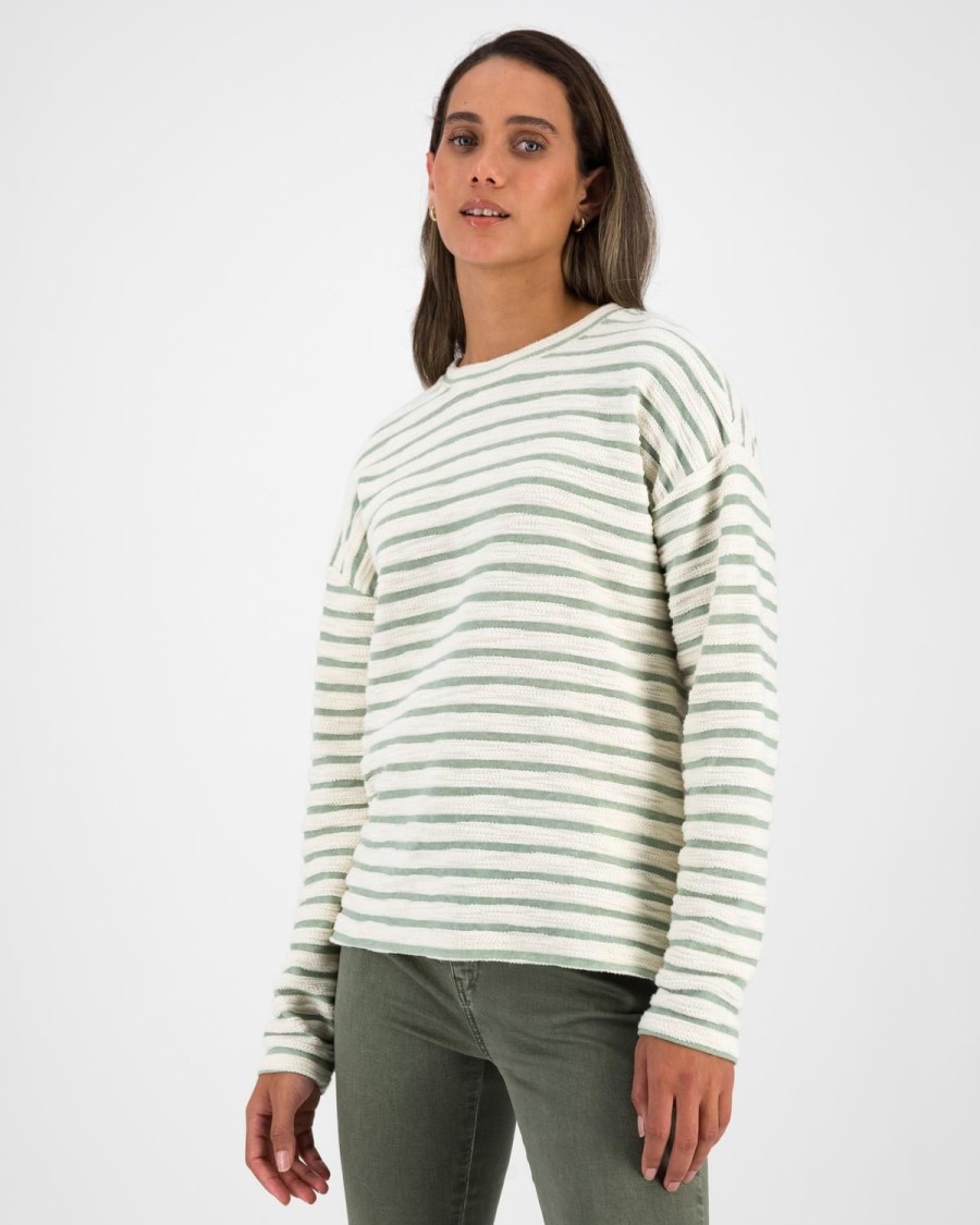 Old Khaki Knitwear & Sweats | Women'S Carly Textured Knit Top Milk