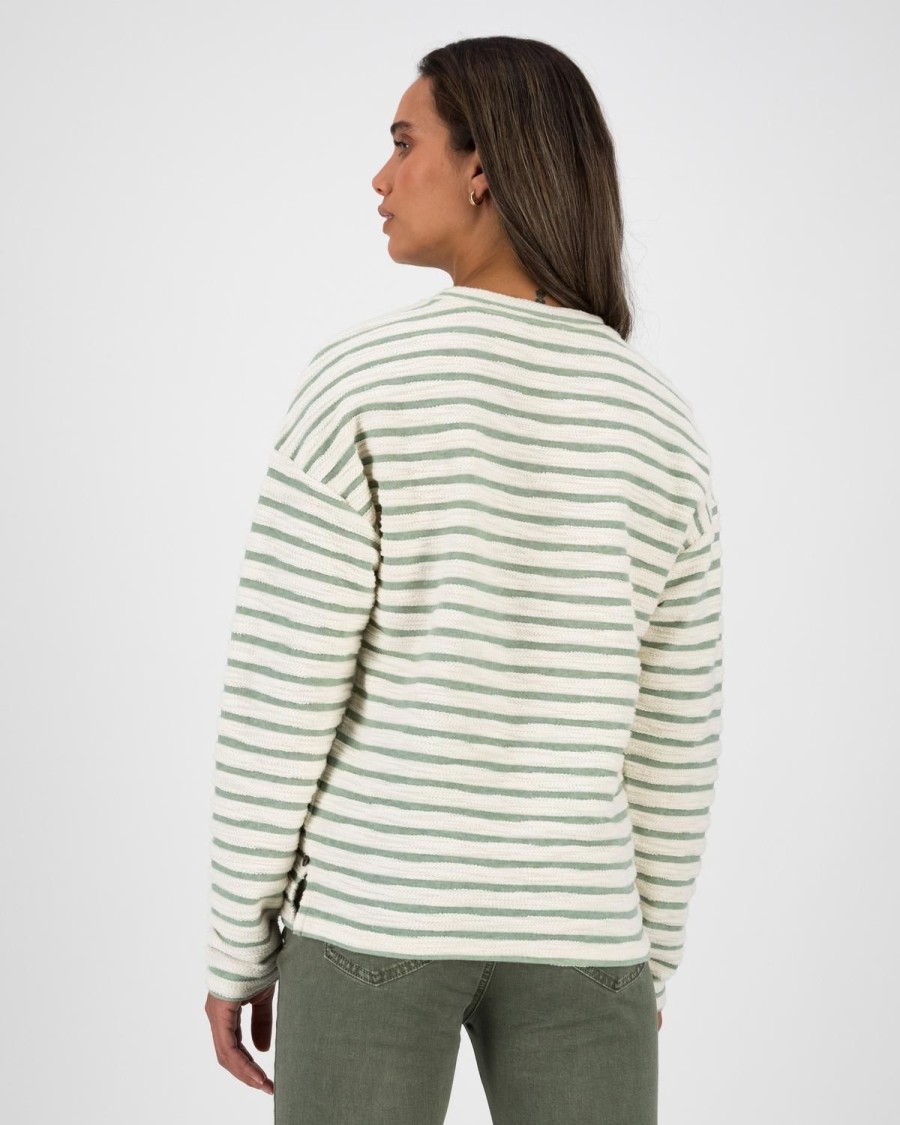 Old Khaki Knitwear & Sweats | Women'S Carly Textured Knit Top Milk