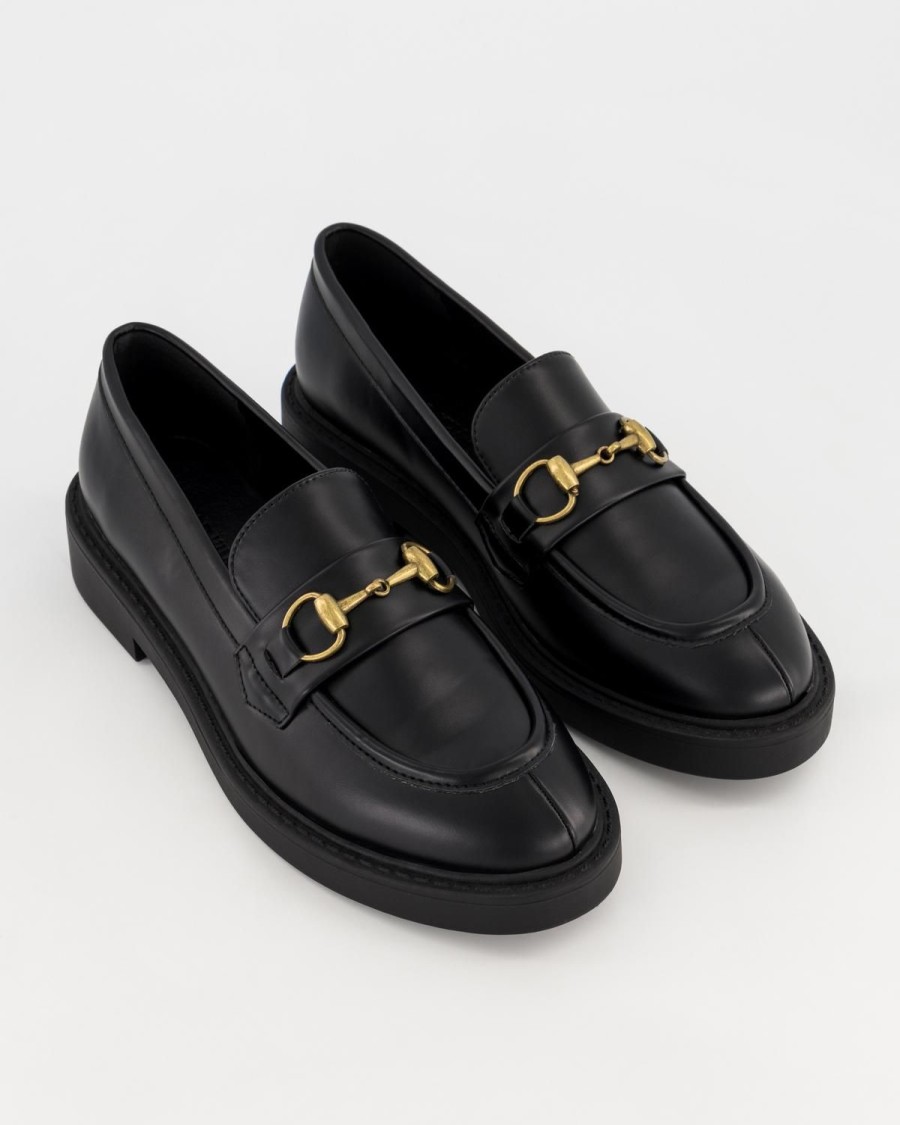 Old Khaki Wedges & Flats | Women'S Winnie Loafer Black