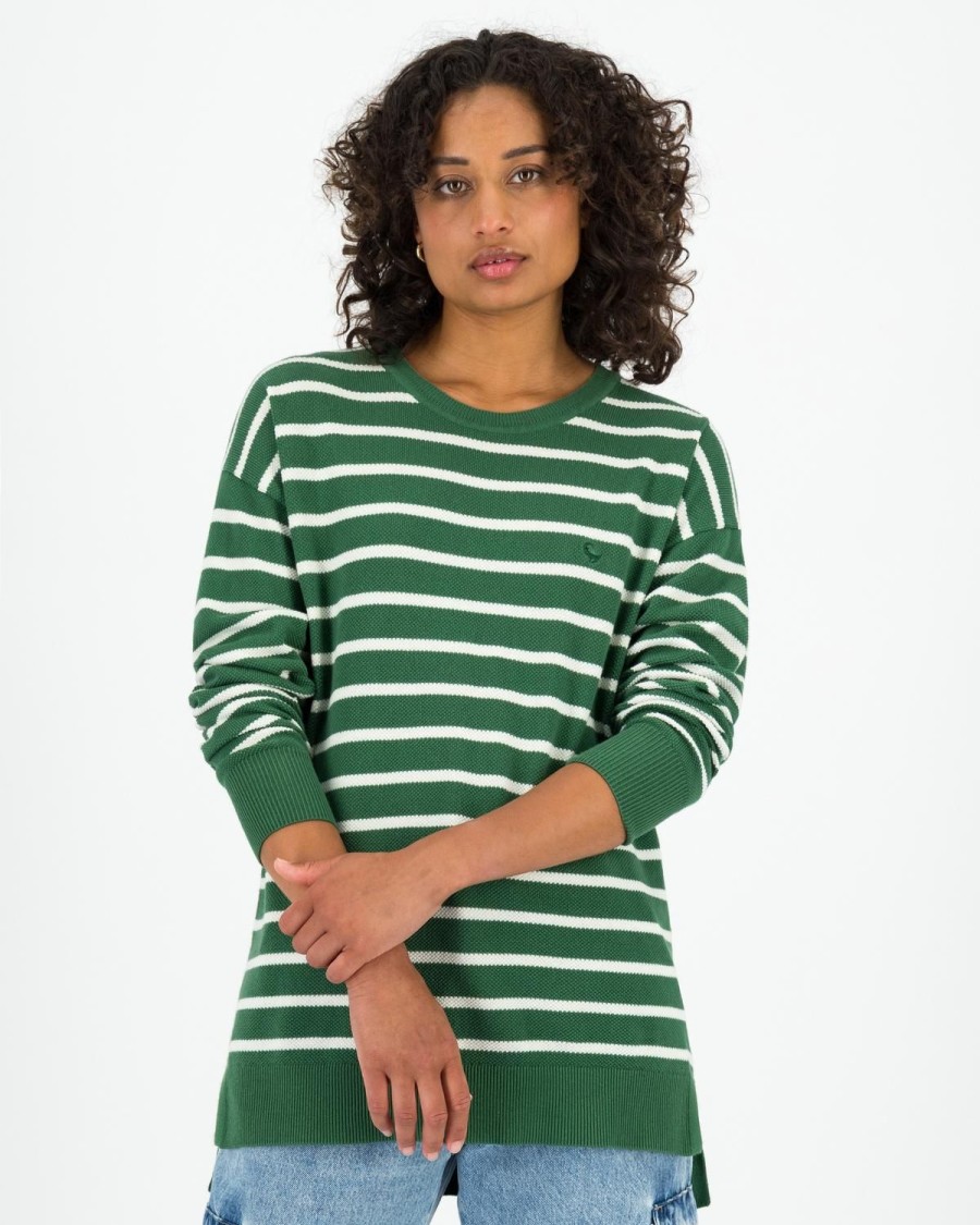 Old Khaki Knitwear & Sweats | Women'S Lyanna Pullover Dark Green