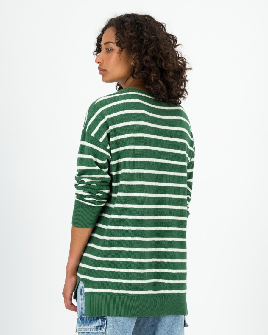 Old Khaki Knitwear & Sweats | Women'S Lyanna Pullover Dark Green