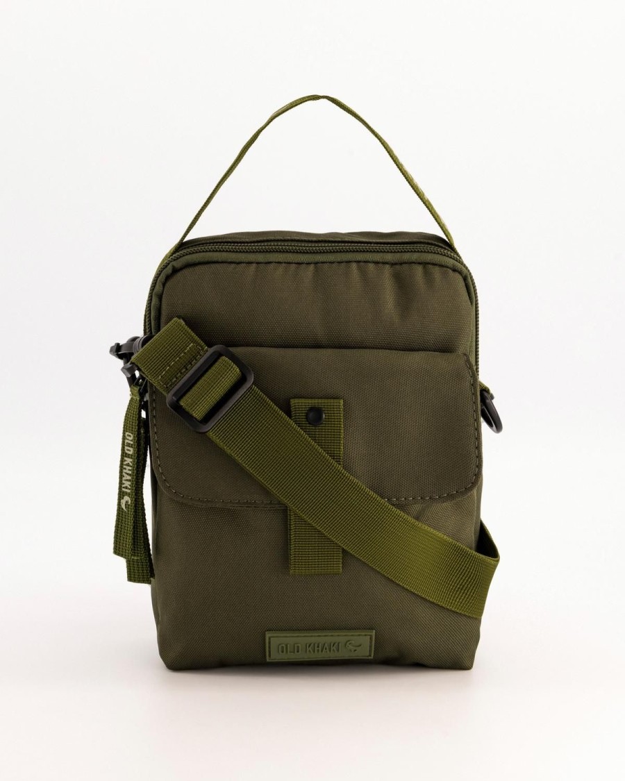 Old Khaki Bags & Wallets | Maxim Nylon Cross-Body Bag Olive