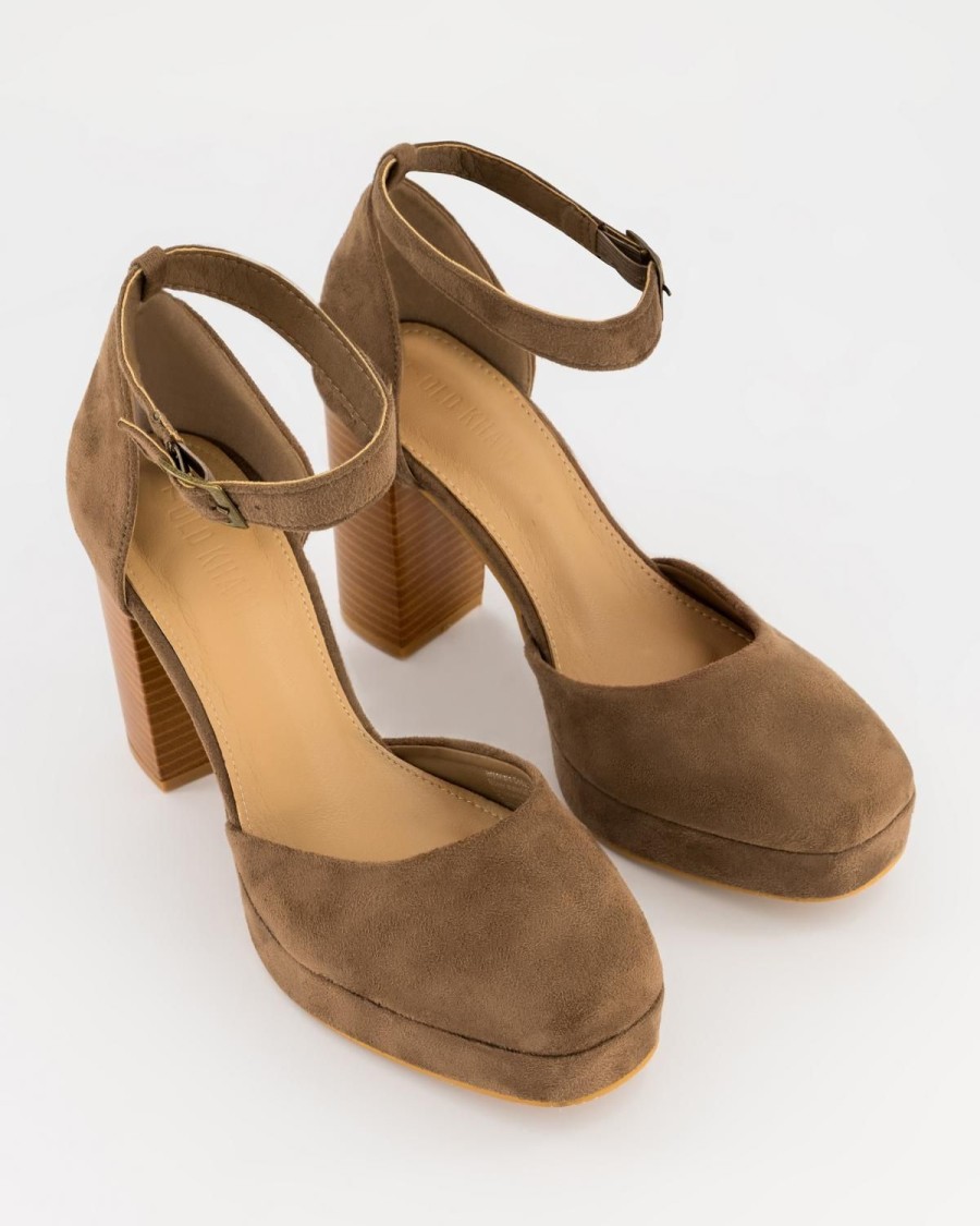 Old Khaki Wedges & Flats | Women'S Catherine Heel Taupe