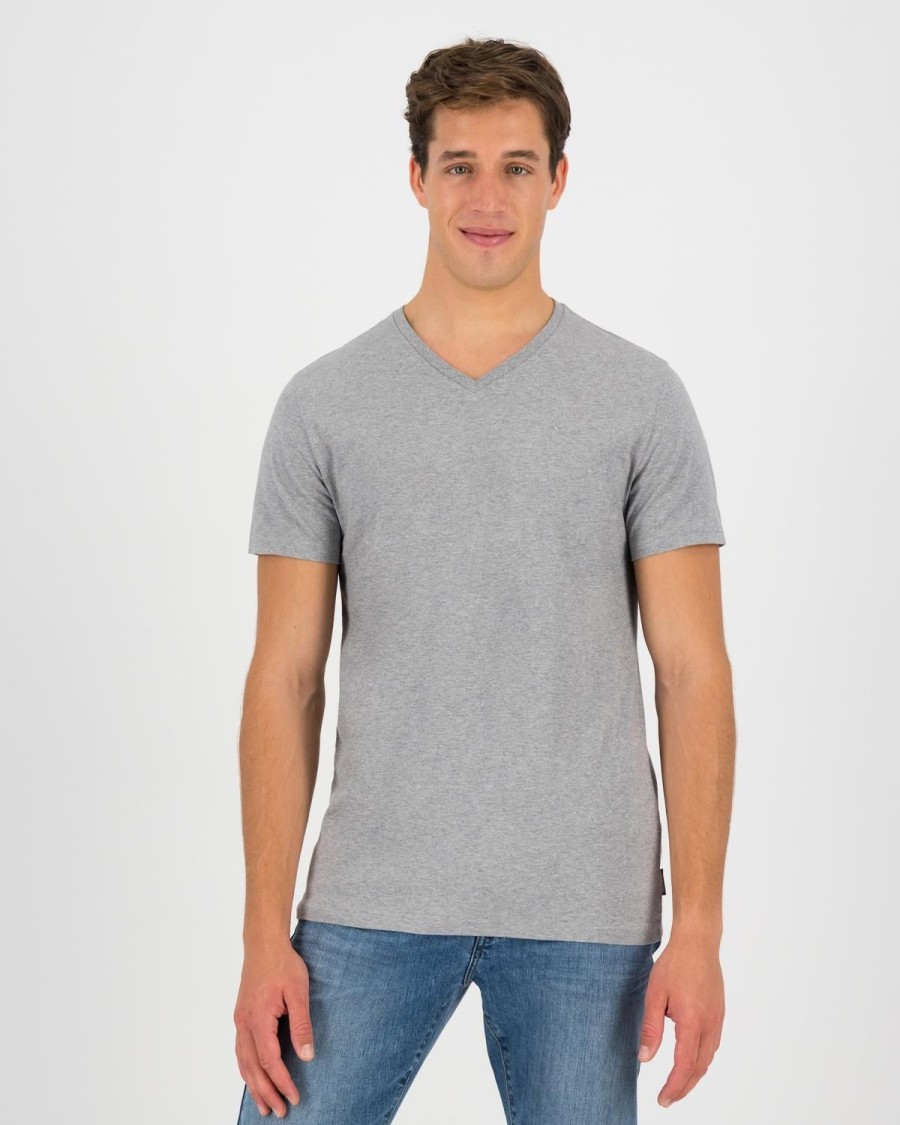 Old Khaki T-Shirts | Men'S Nico Standard Fit T-Shirt Grey