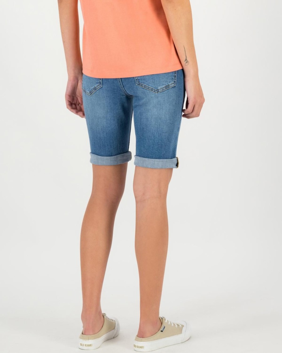 Old Khaki Denim | Women'S Trina Denim Shorts Navy