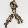 Old Khaki Scarves & Kimonos | Women'S Kalinda Overblown Dahlia Scarf Green