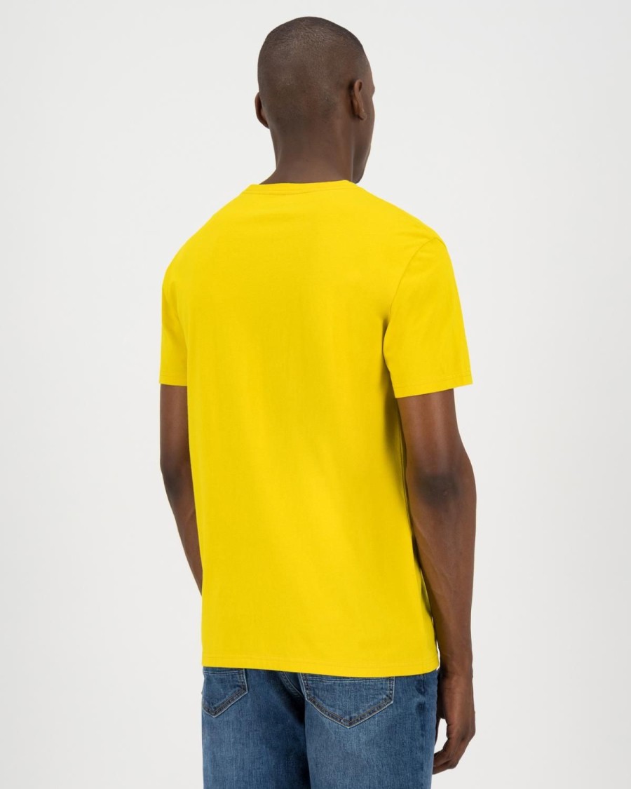 Old Khaki T-Shirts | Men'S Nick Standard Fit T-Shirt Mustard