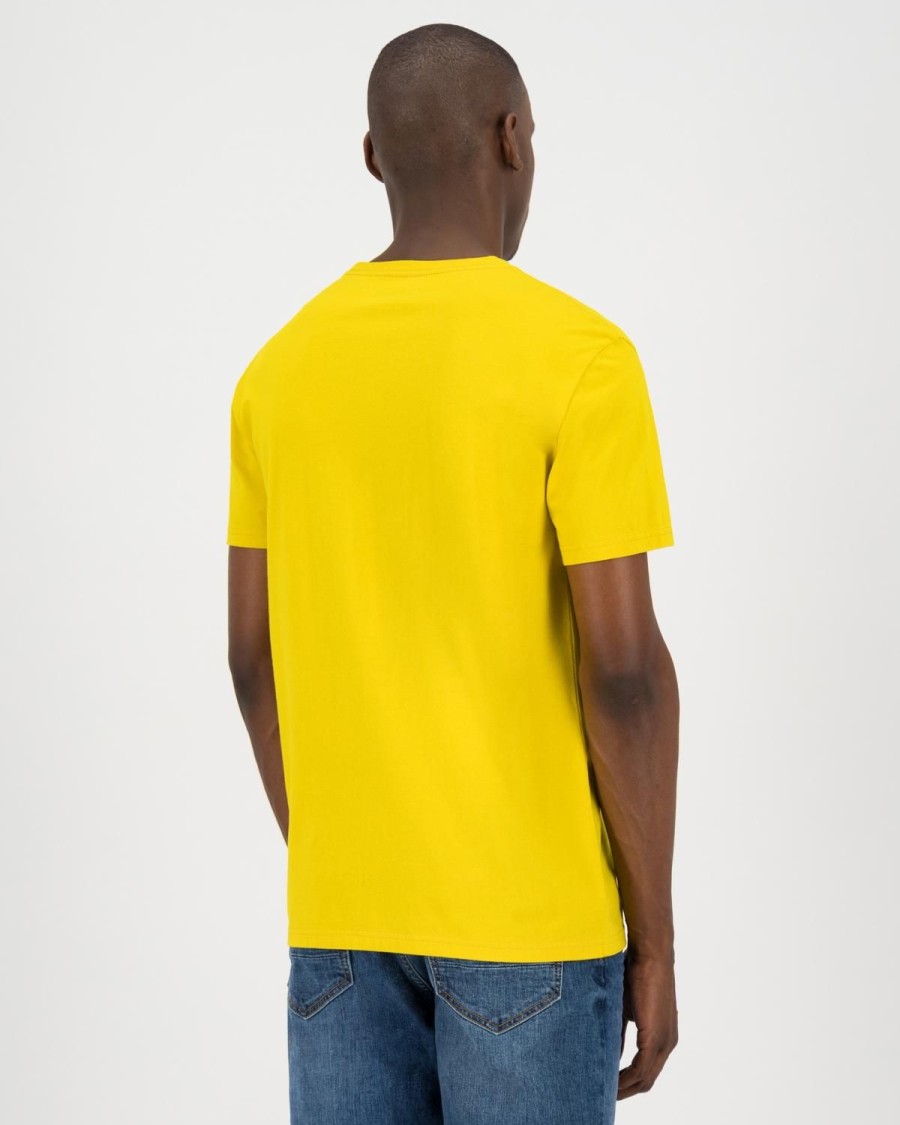 Old Khaki T-Shirts | Men'S Nick Standard Fit T-Shirt Yellow