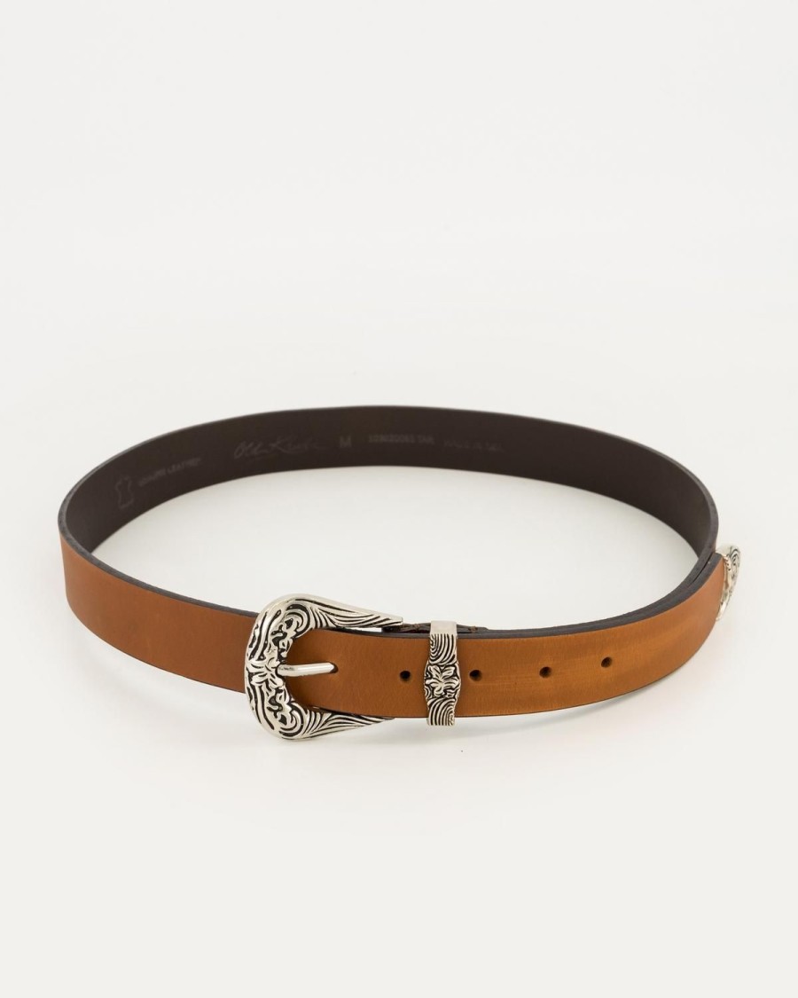 Old Khaki Belts | Women'S Timea Western Buckle Belt Tan