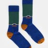 Old Khaki Socks & Underwear | Men'S Mikro Mountain Retro Socks Blue