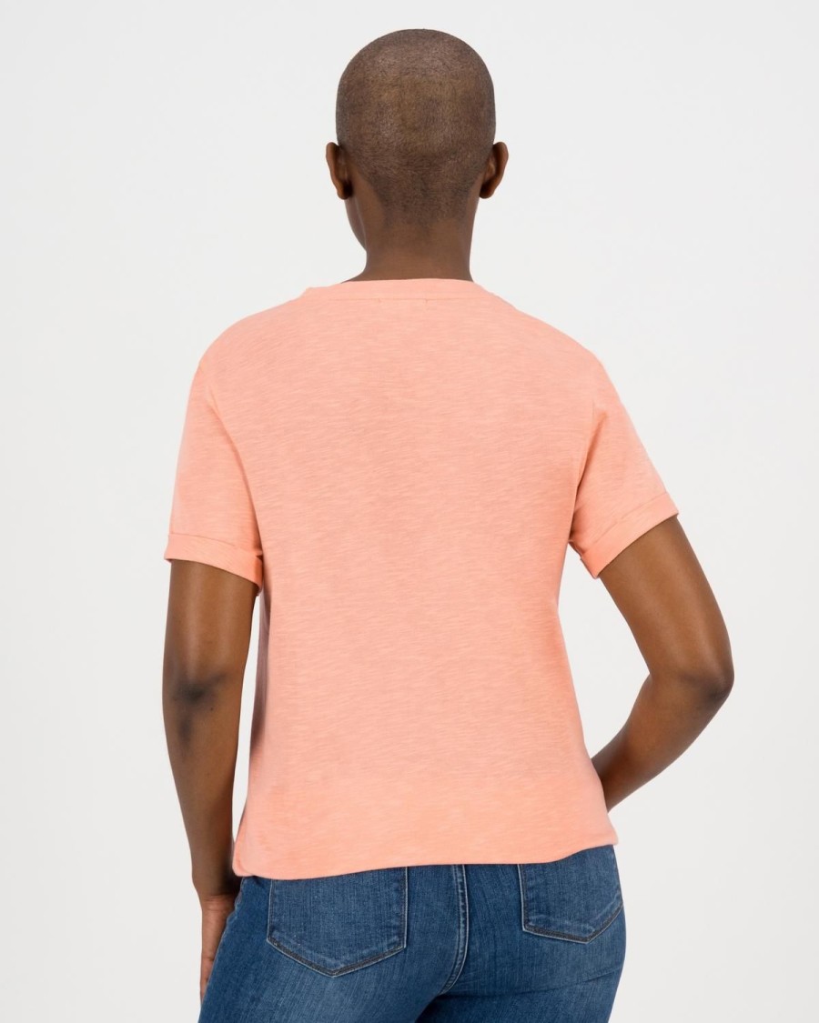 Old Khaki T-Shirts & Camis | Women'S Jackie Regular Fit T-Shirt Peach