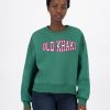 Old Khaki Knitwear & Sweats | Women'S Charly Branded Sweat Green