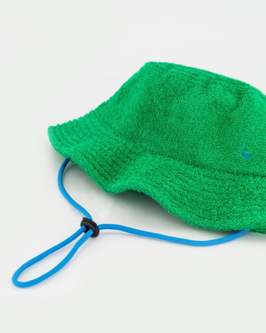 Old Khaki Beanies, Hats & Caps | Women'S Gizelda Towelling Bucket Green