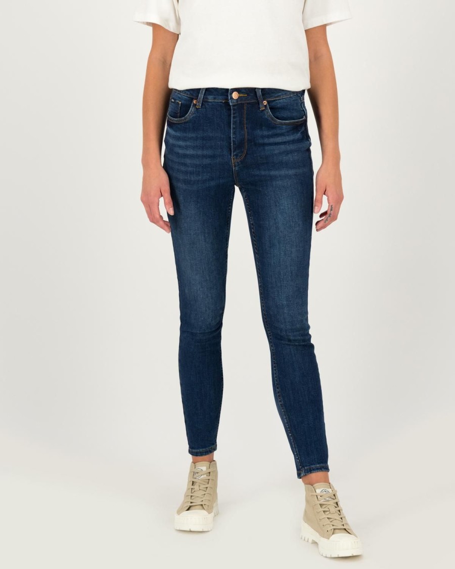 Old Khaki Denim | Women'S Davina Sculpt Skinny Denim Mid Blue