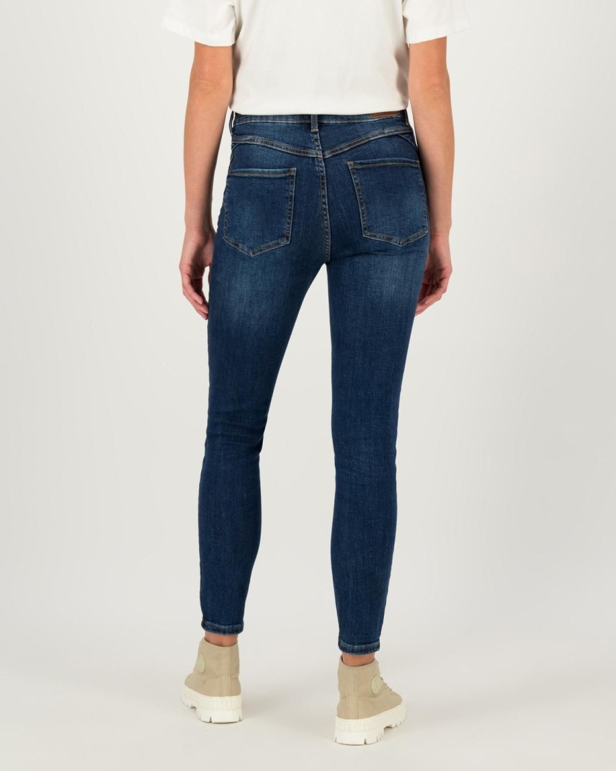 Old Khaki Denim | Women'S Davina Sculpt Skinny Denim Mid Blue