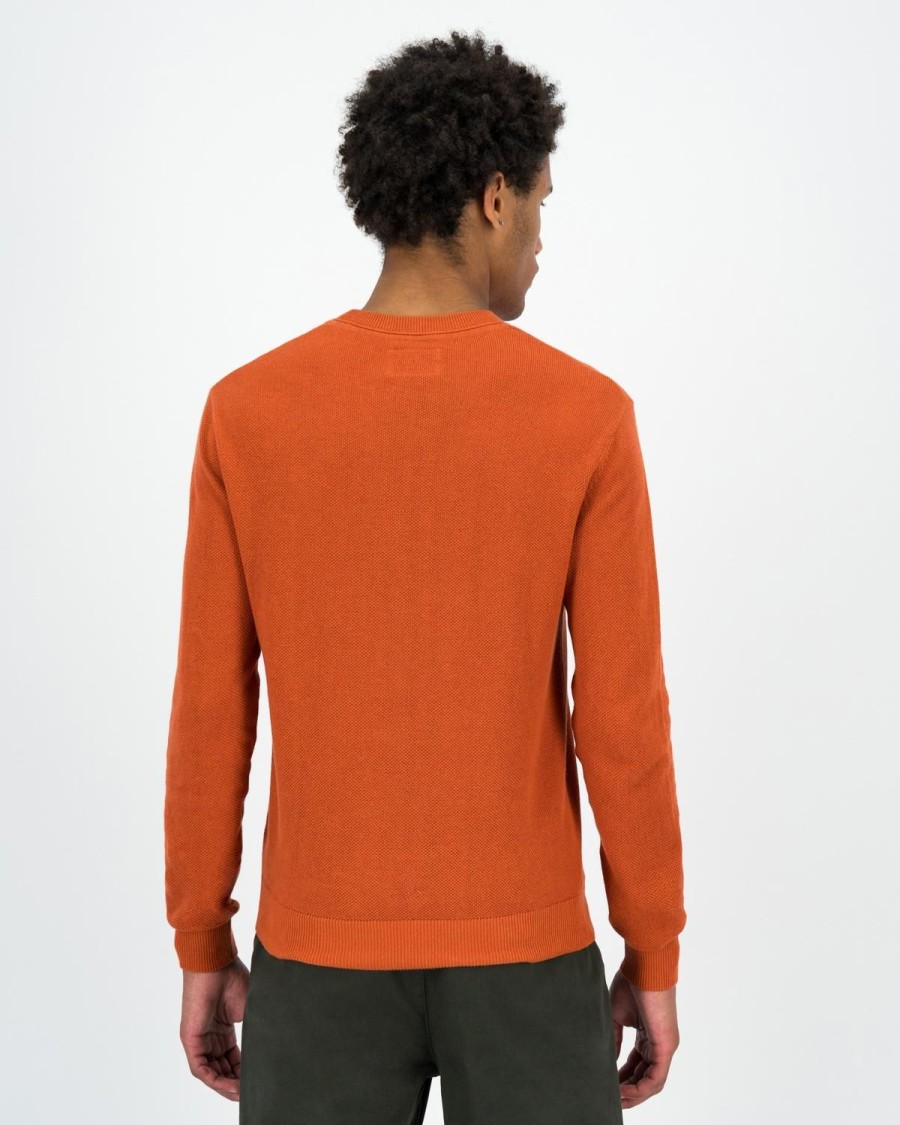 Old Khaki Knitwear | Men'S Holmes Knit Rust