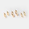 Old Khaki Jewellery | Women'S Hoop Earrings 3-Pack Gold