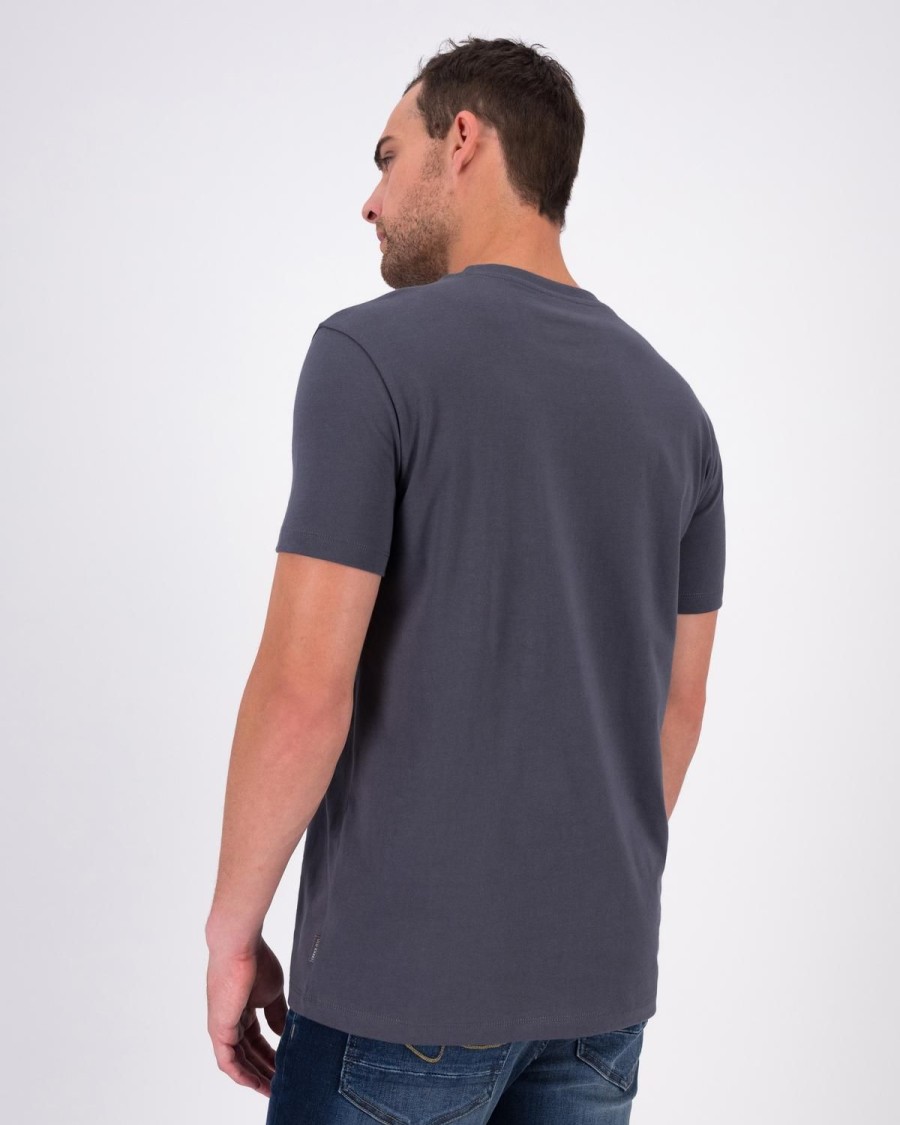 Old Khaki T-Shirts | Men'S Nick Standard Fit T-Shirt Charcoal