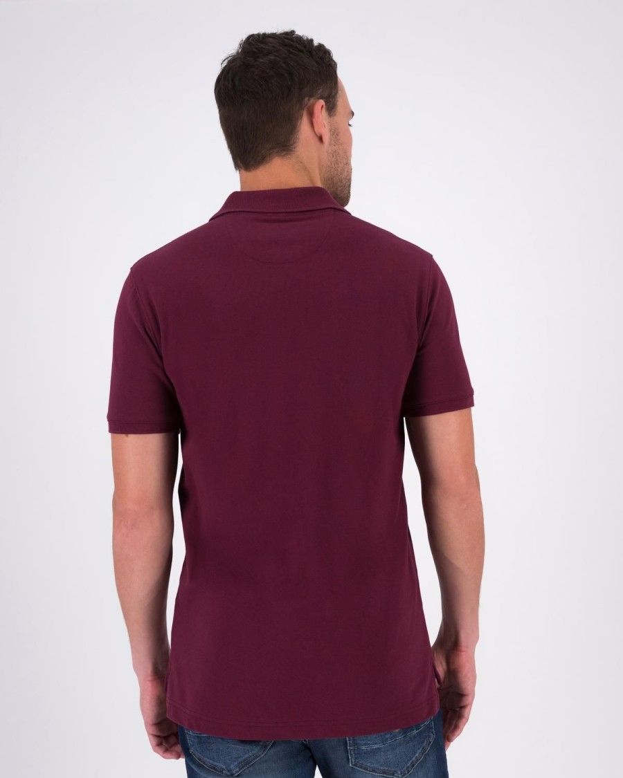 Old Khaki Golfers | Men'S Otis Standard Fit Golfer Burgundy