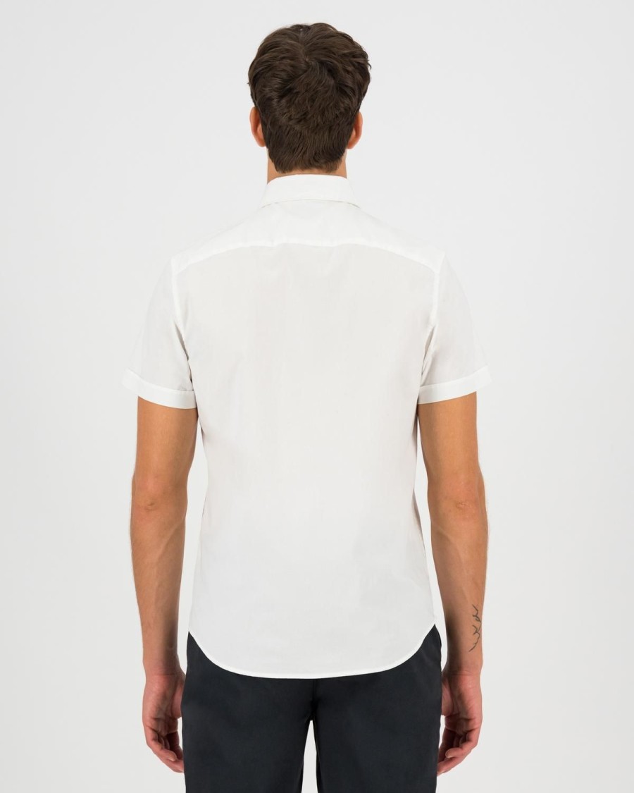 Old Khaki Shirts | Men'S Ali Slim Fit Shirt White