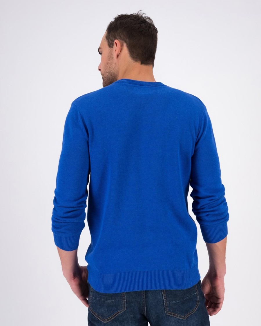 Old Khaki Knitwear | Men'S Ashton Knit Cobalt