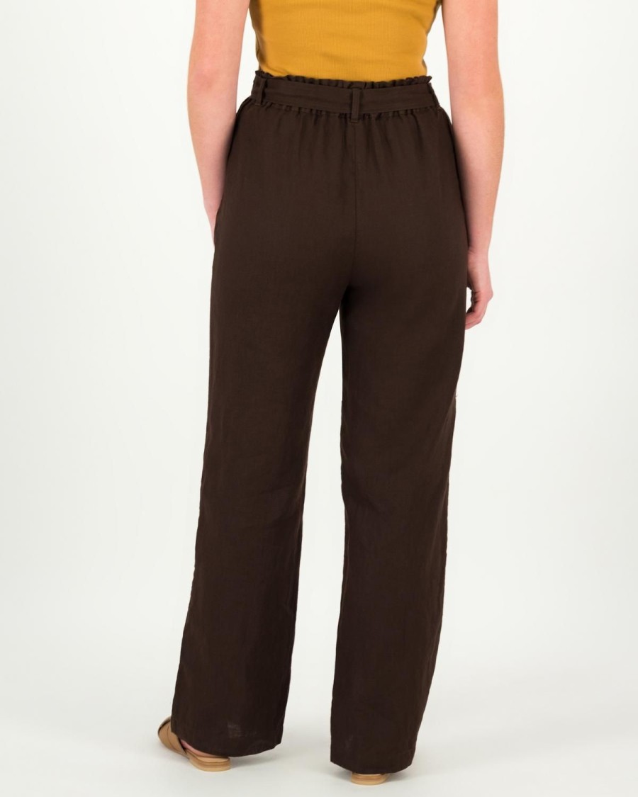 Old Khaki Pants | Women'S Adrienne Paperbag Pants Chocolate