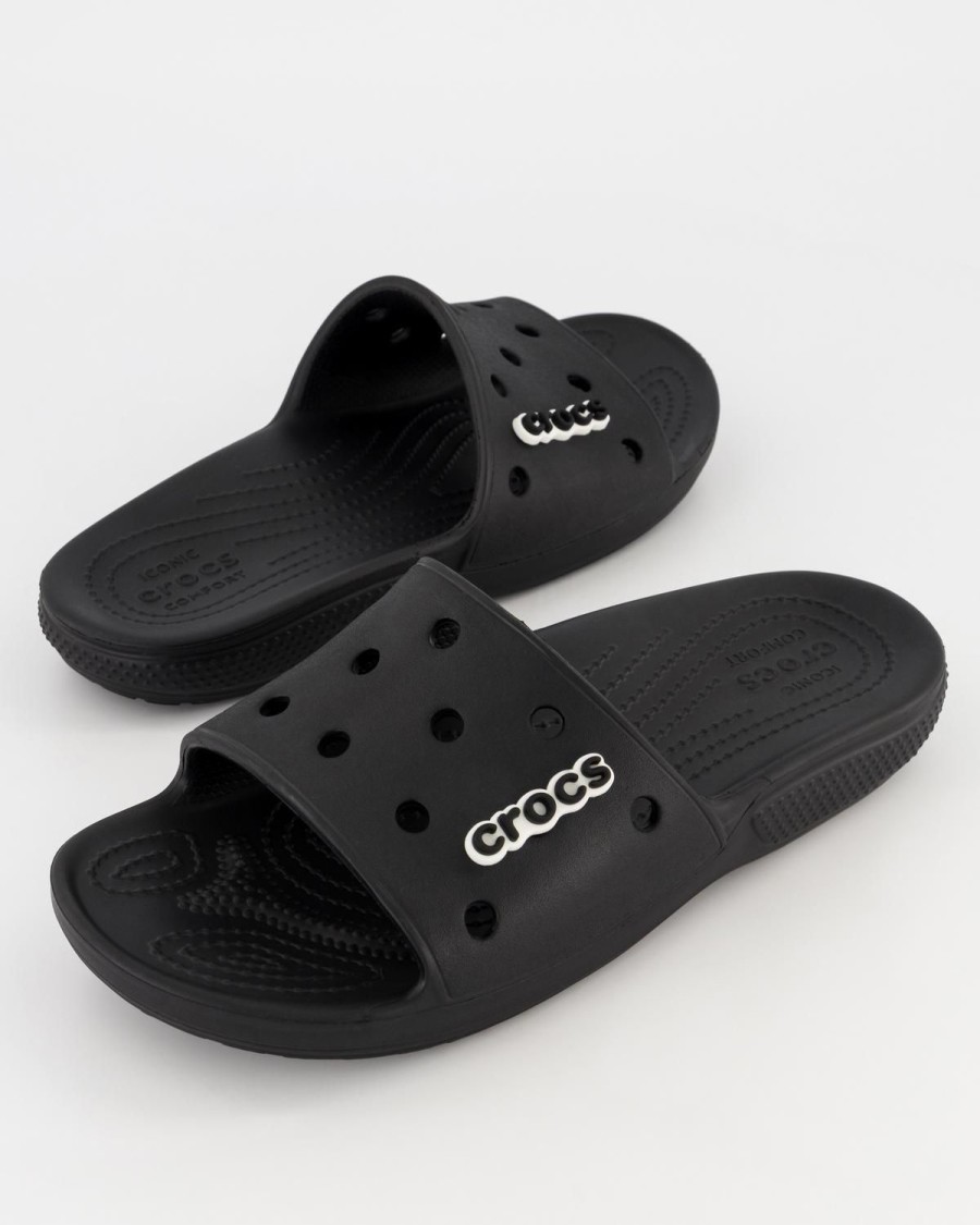 Old Khaki Sandals | Men'S Crocs Classic Slide Black