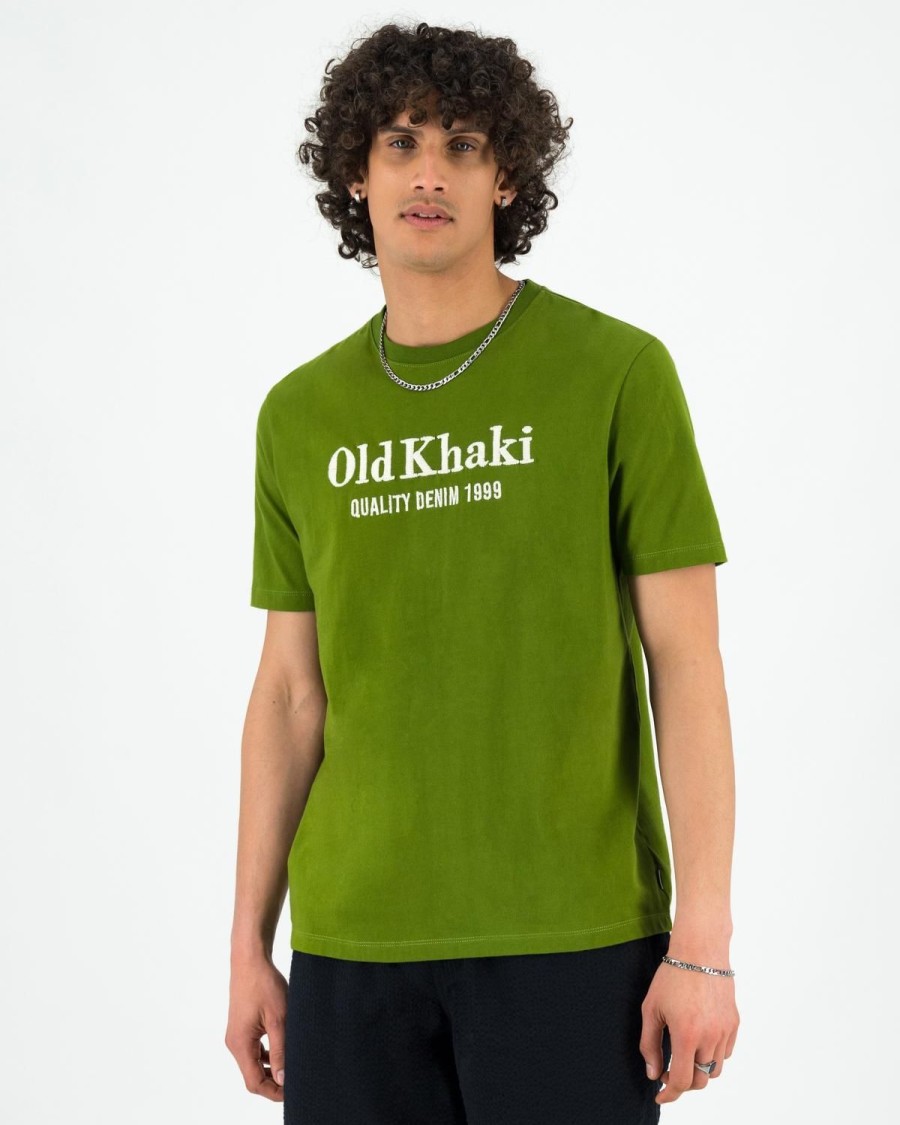 Old Khaki T-Shirts | Men'S Kelly Oversized Fit T-Shirt Olive