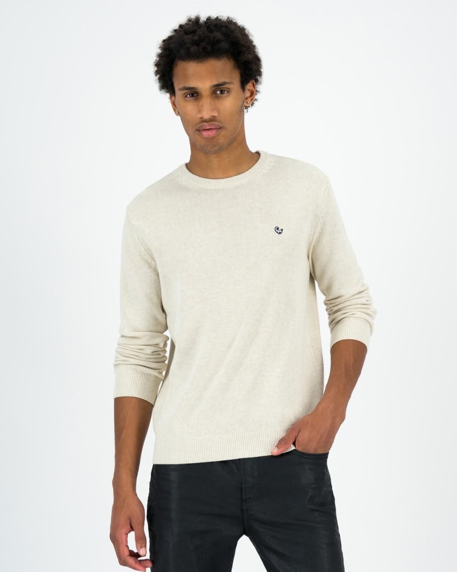 Old Khaki Knitwear | Men'S Ashton Knit Stone