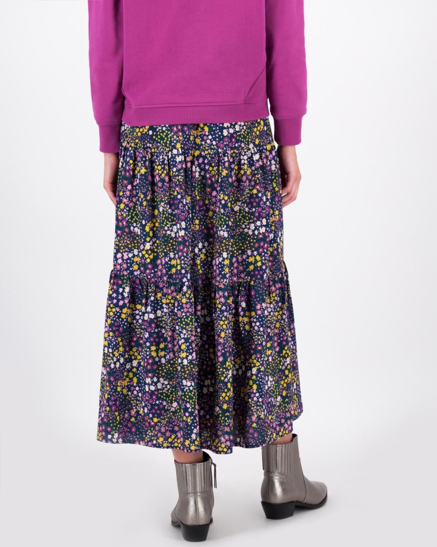 Old Khaki Skirts | Women'S Luna Tiered Floral Skirt Assorted