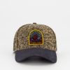 Old Khaki Headwear | Men'S Rico Colour-Block Peak Cap Brown