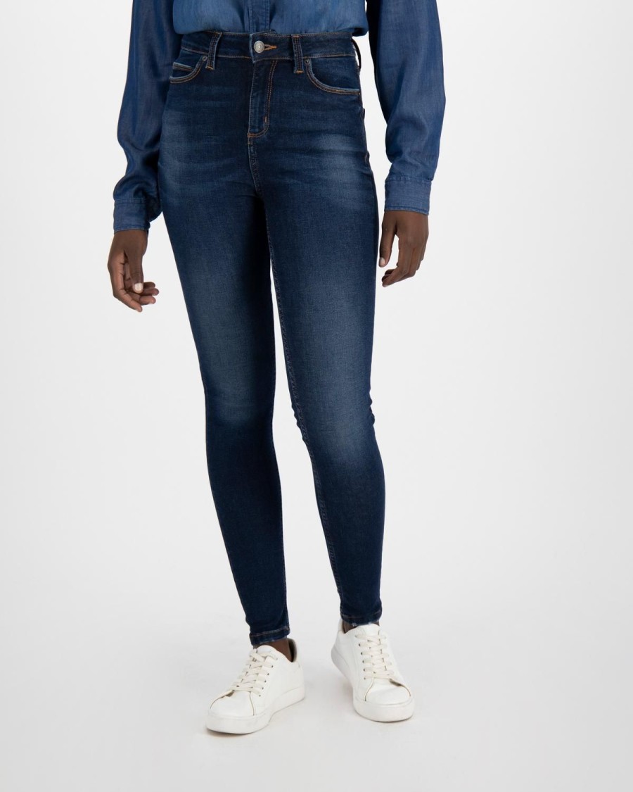 Old Khaki Denim | Women'S Poppi Skinny Denim Blue