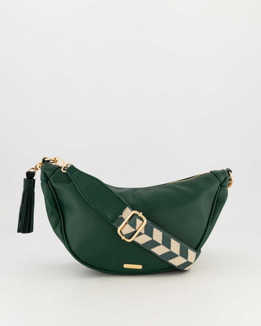 Old Khaki Bags & Purses | Women'S Rika Hobo Bag With Tassel Green