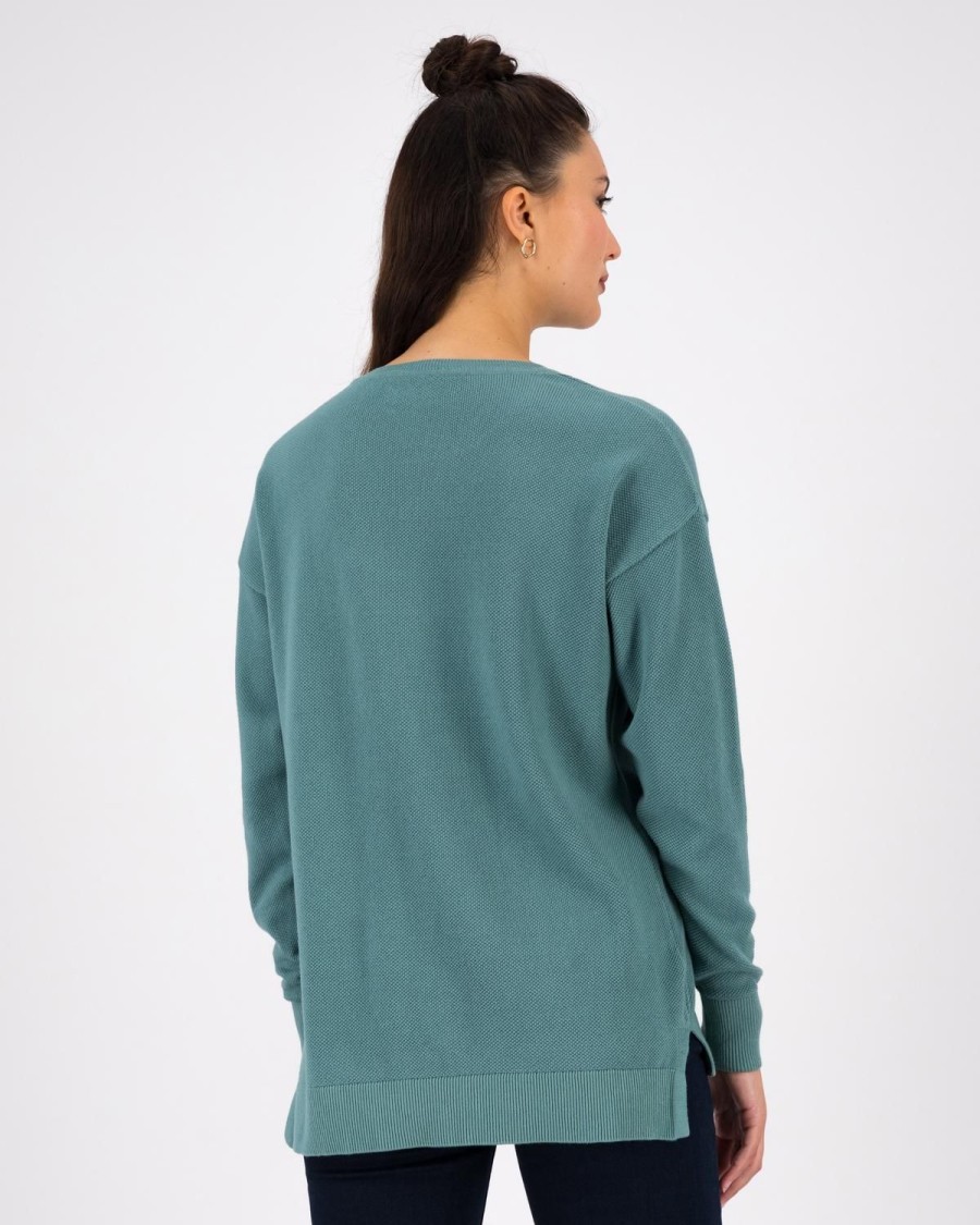 Old Khaki Knitwear & Sweats | Women'S Lyanna Pullover Duck-Egg