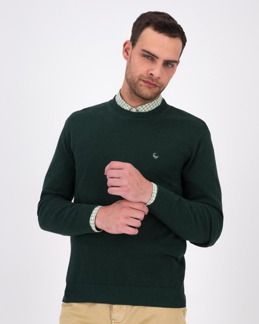 Old Khaki Knitwear | Men'S Holmes Knit Dark Green