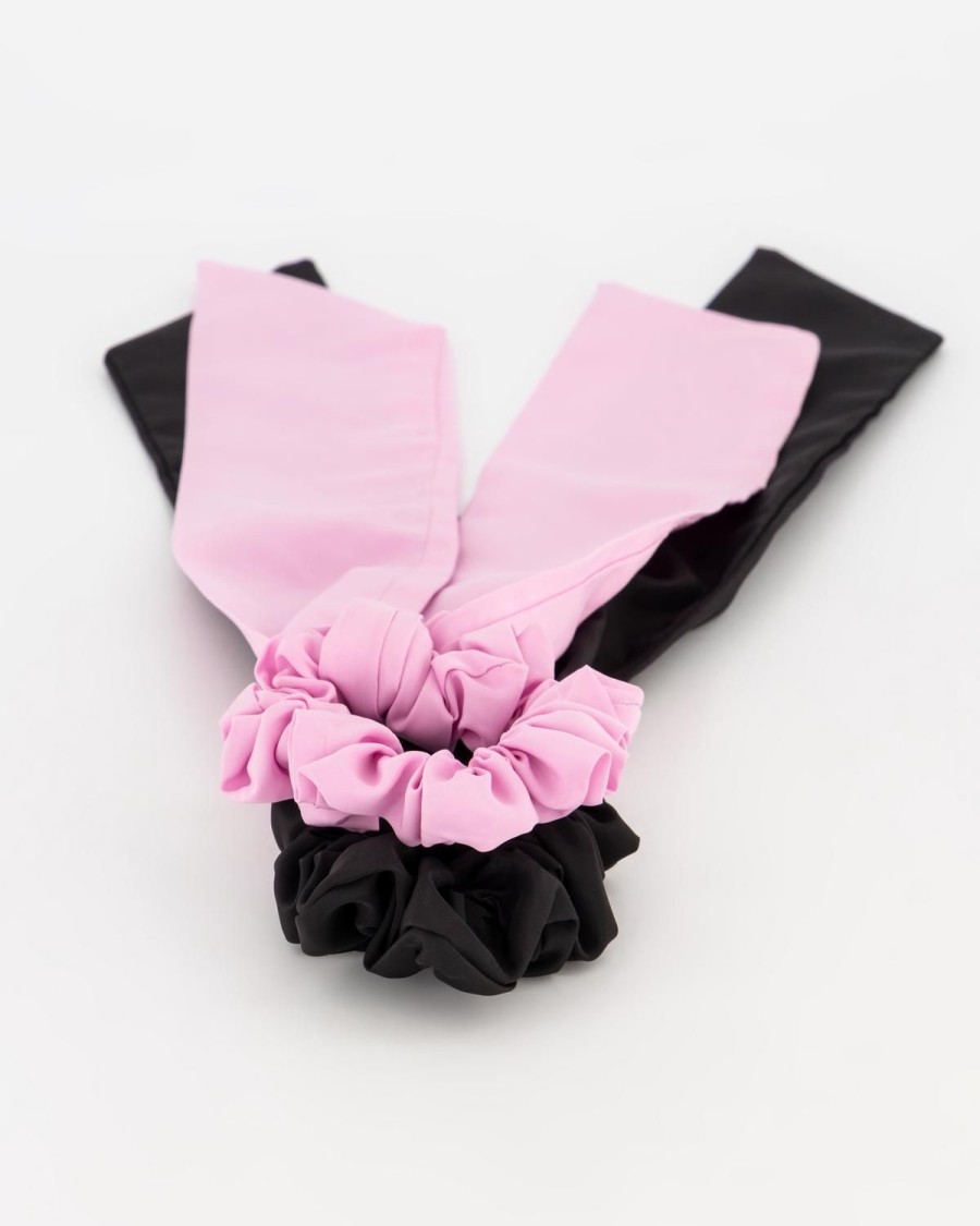 Old Khaki Hair Accessories | Women'S Sane Long Bow Scrunchies 2-Pack