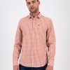 Old Khaki Shirts | Men'S Charl Gingham Slim Fit Shirt Red