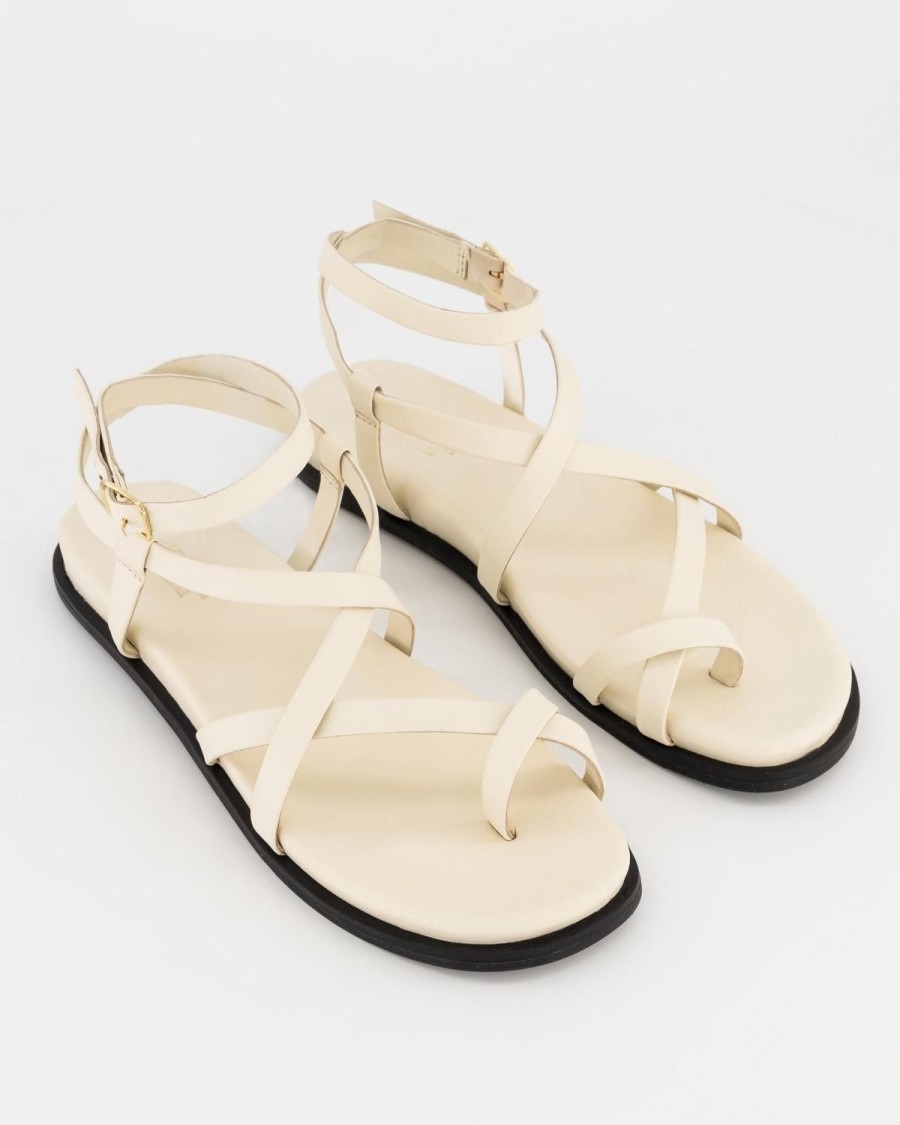 Old Khaki Sandals | Women'S Odessa Strappy Leather Sandal Bone