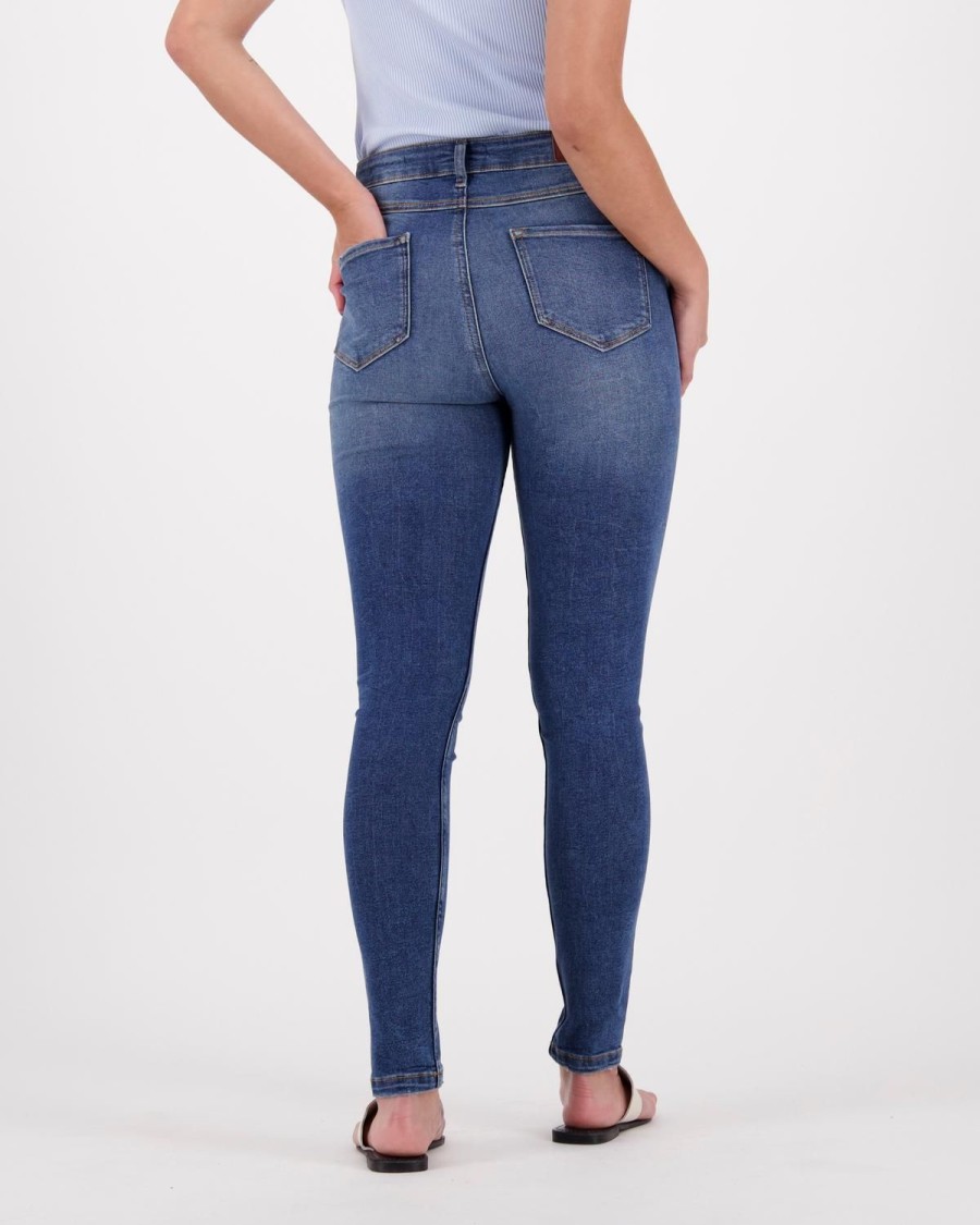 Old Khaki Denim | Women'S Poppi Skinny Denim Blue