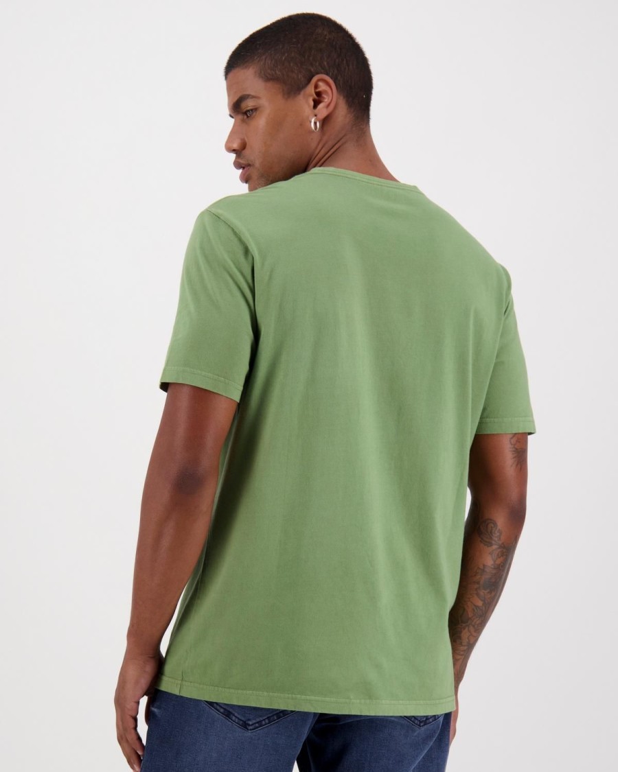 Old Khaki T-Shirts | Men'S Bandile Relaxed Fit T-Shirt Green