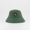 Old Khaki Beanies, Hats & Caps | Women'S Yuki Quilted Bucket Hat Green