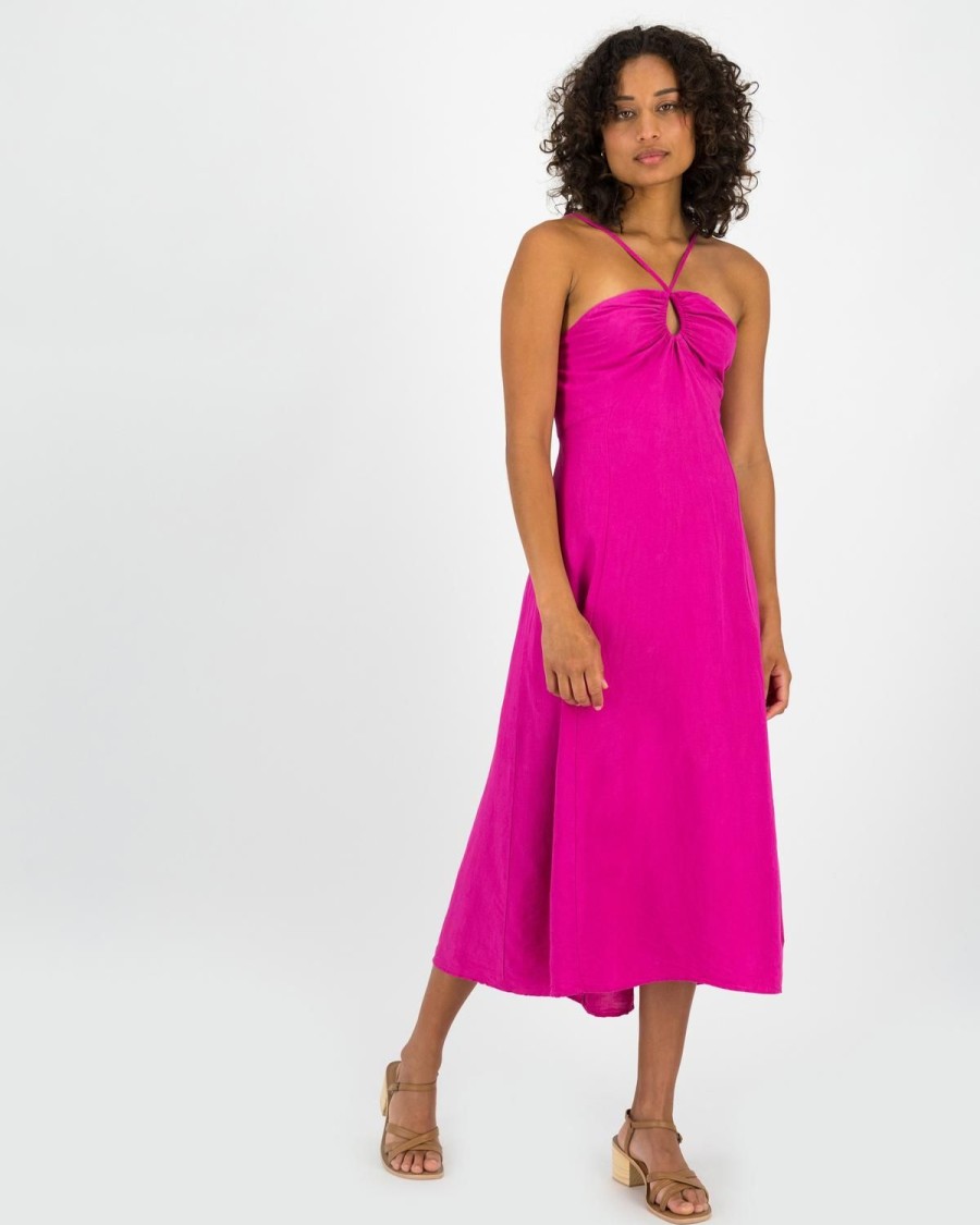 Old Khaki Dresses & Jumpsuits | Women'S Serena Dress Magenta