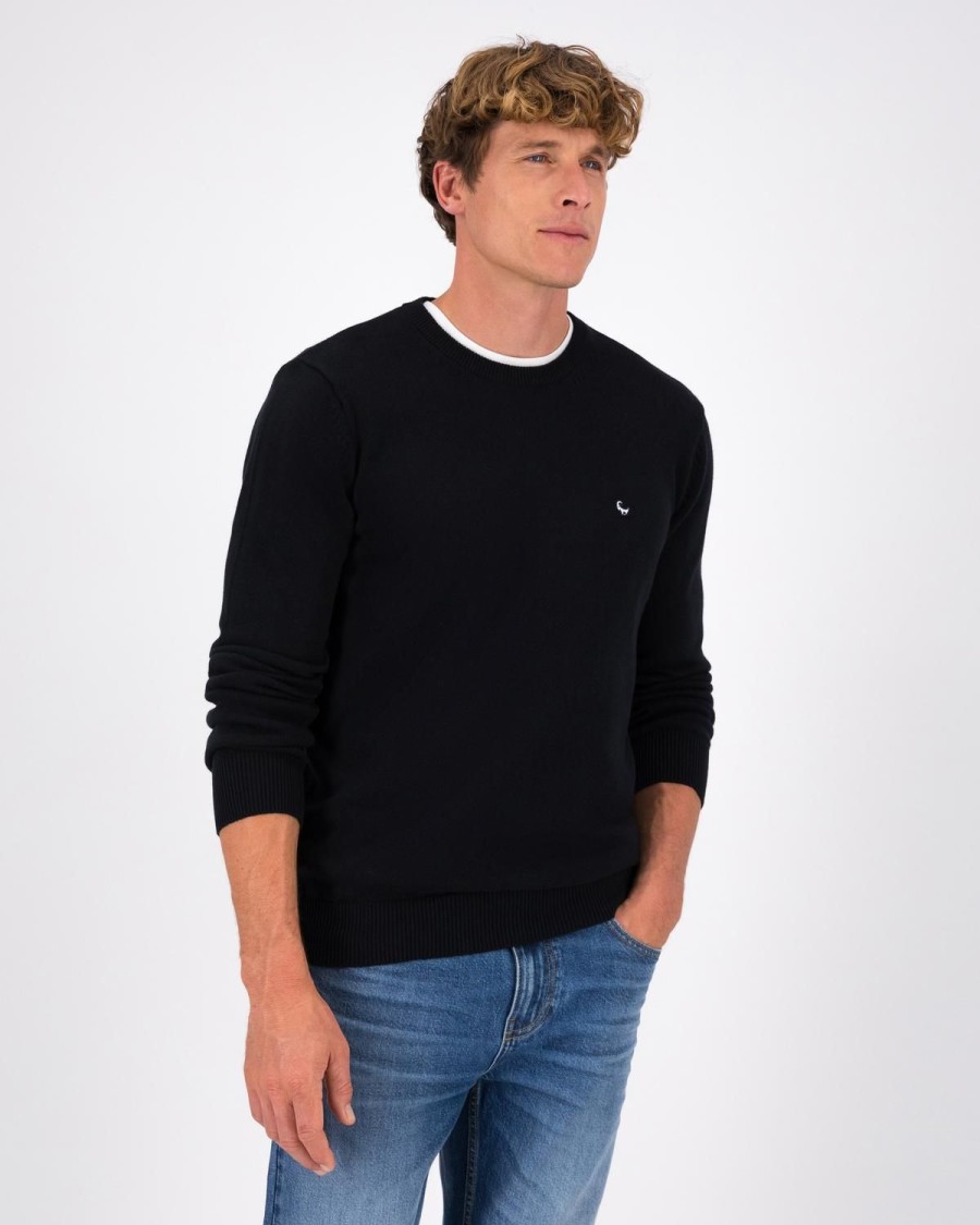 Old Khaki Knitwear | Men'S Ashton Knit Black