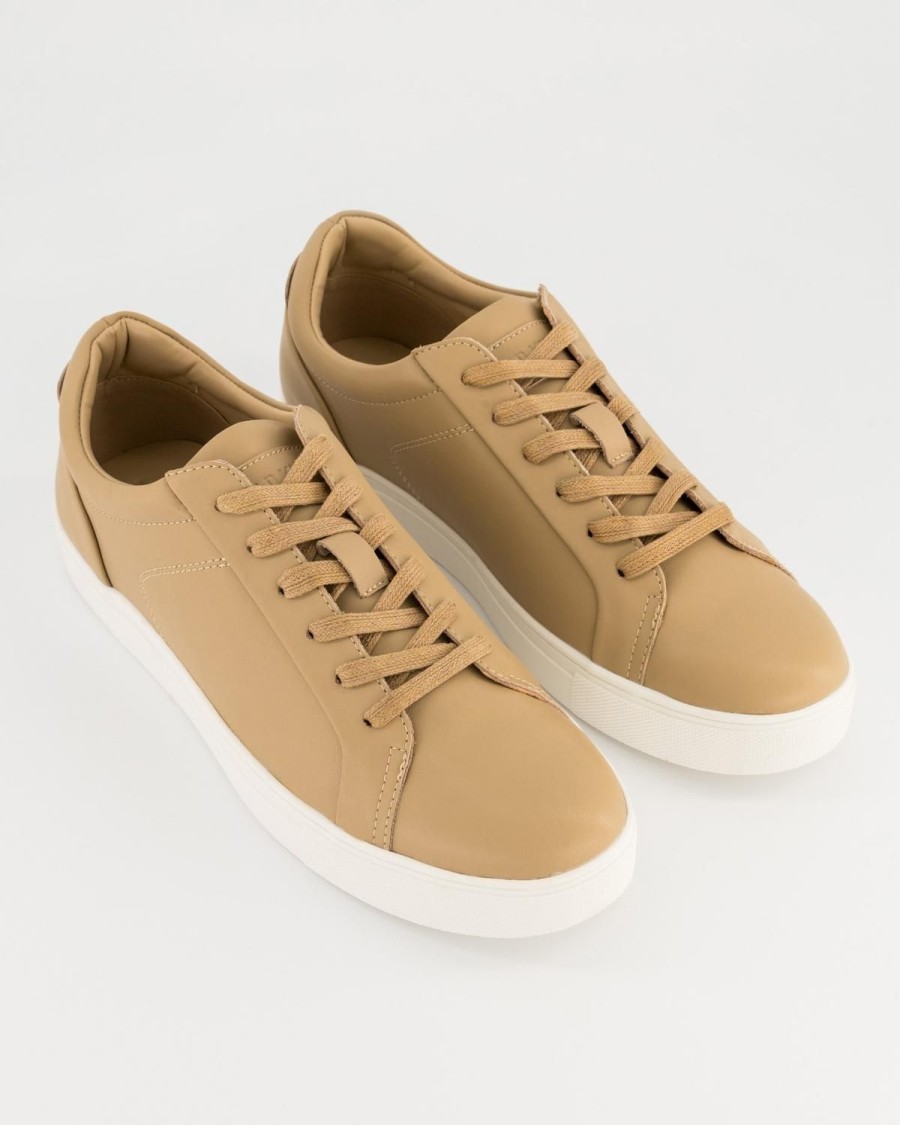 Old Khaki Sneakers | Men'S Shaka Leather Sneaker Taupe