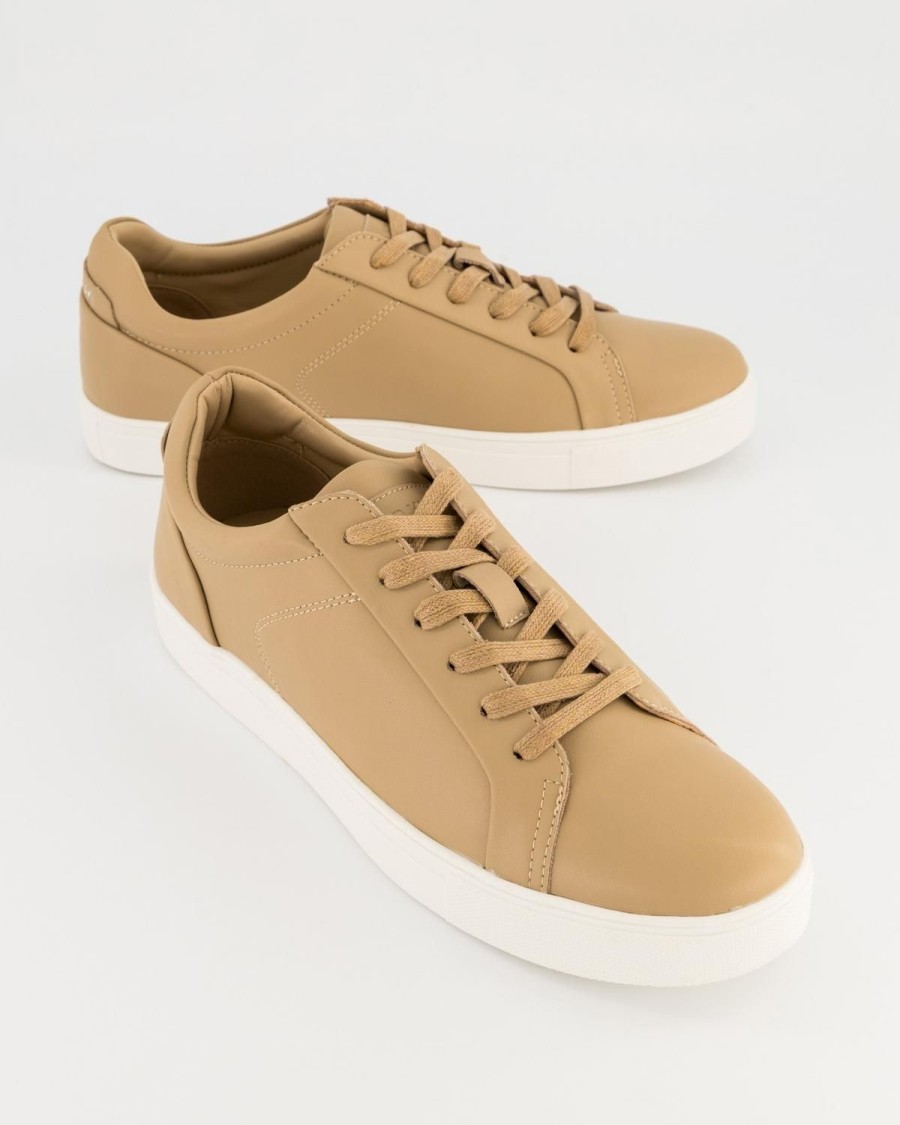 Old Khaki Sneakers | Men'S Shaka Leather Sneaker Taupe