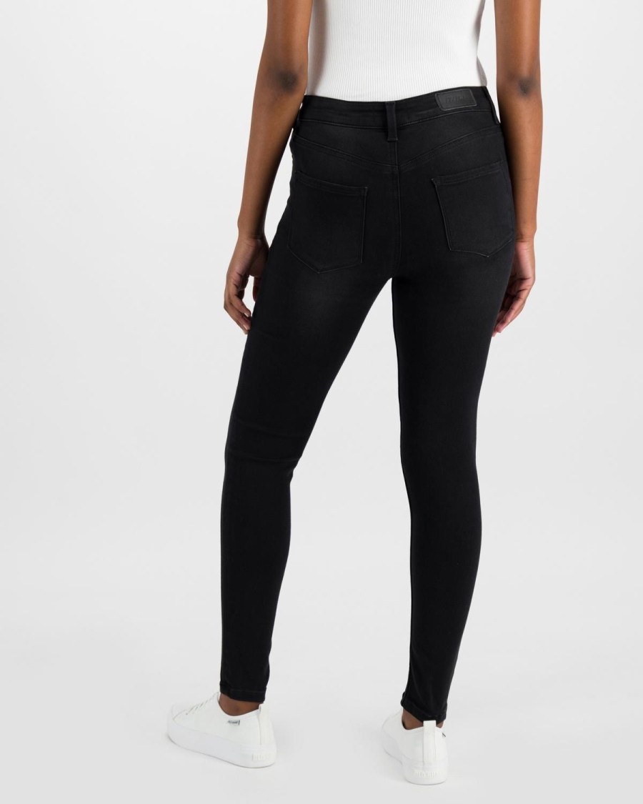 Old Khaki Denim | Women'S Poppi Skinny Denim Black