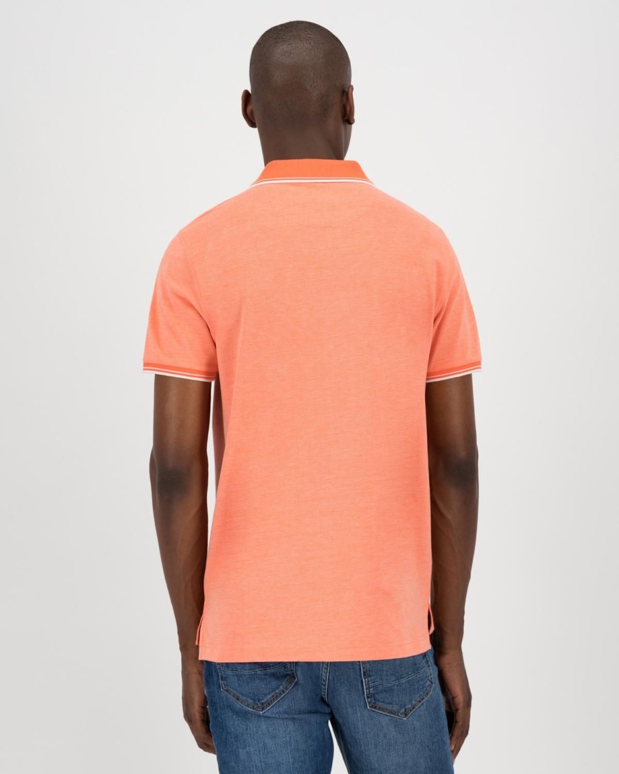 Old Khaki Golfers | Men'S Caleb Standard Fit Golfer Orange