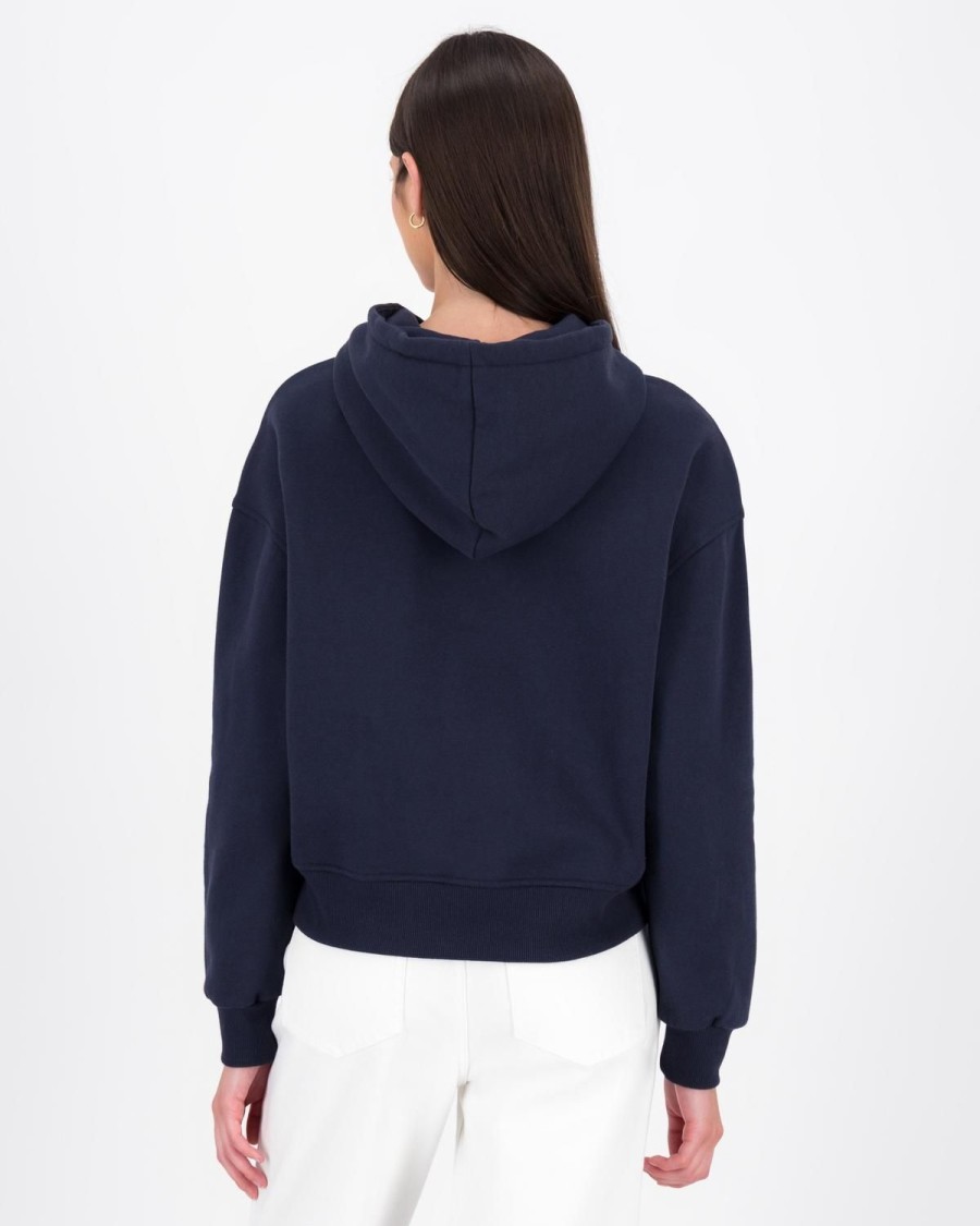 Old Khaki Knitwear & Sweats | Women'S Kelsey Hooded Sweat Navy