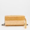 Old Khaki Bags & Purses | Women'S Taryn Straw Messenger Crossbody Bag Stone