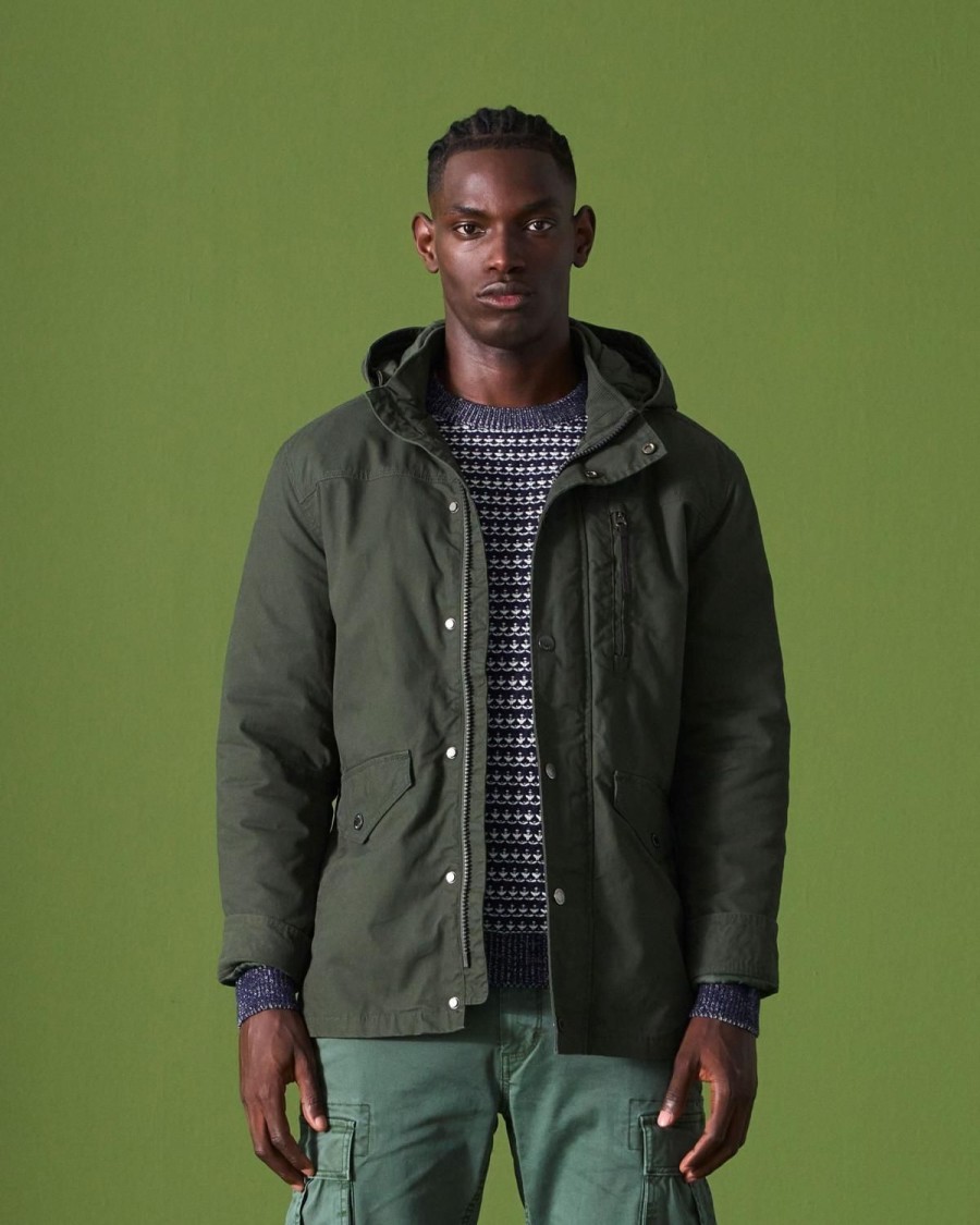 Old Khaki Jackets | Men'S Silas Parka Fatigue